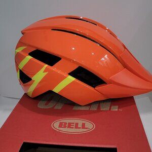 Bell Sidetrack 2 Mips Cycling Helmet Child Orange Yellow 50-57cm New